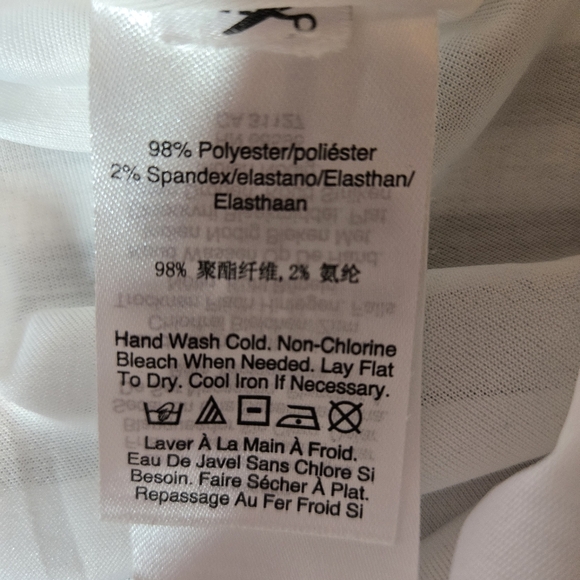 DKNY Black And White A-Line Skirt Lined No Belt Size XL - Picture 7 of 7